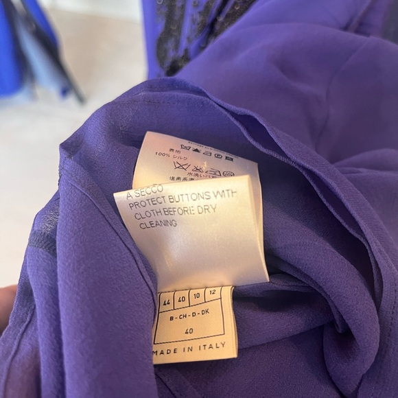 Emilio Pucci 3D Embellished Silk Top - Picture 10 of 13